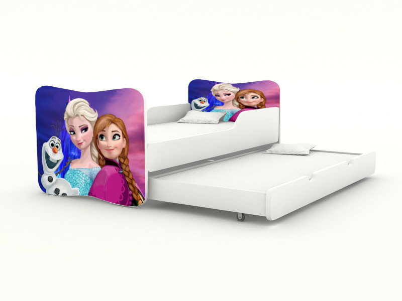 Becks posteľ s výsuvným lôžkom Frozen